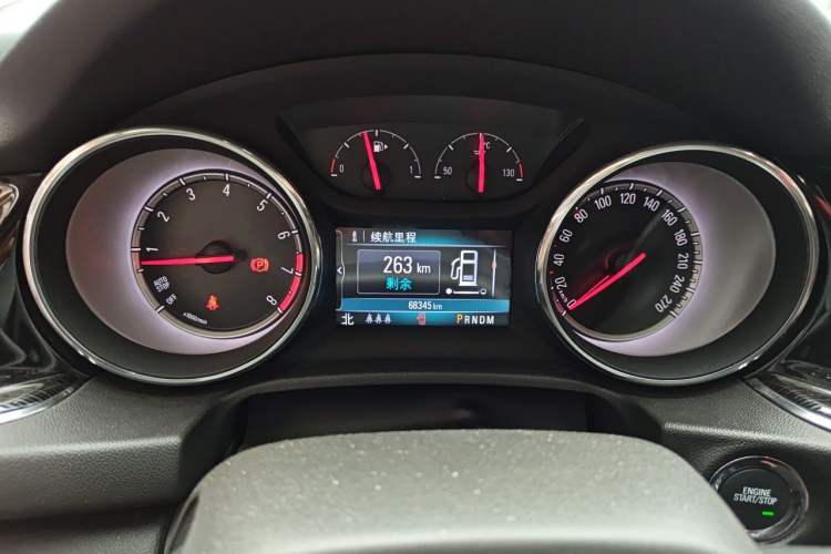 Used Buick Regal 2019 20T Elite Version China VI Standard Odometer Close Up