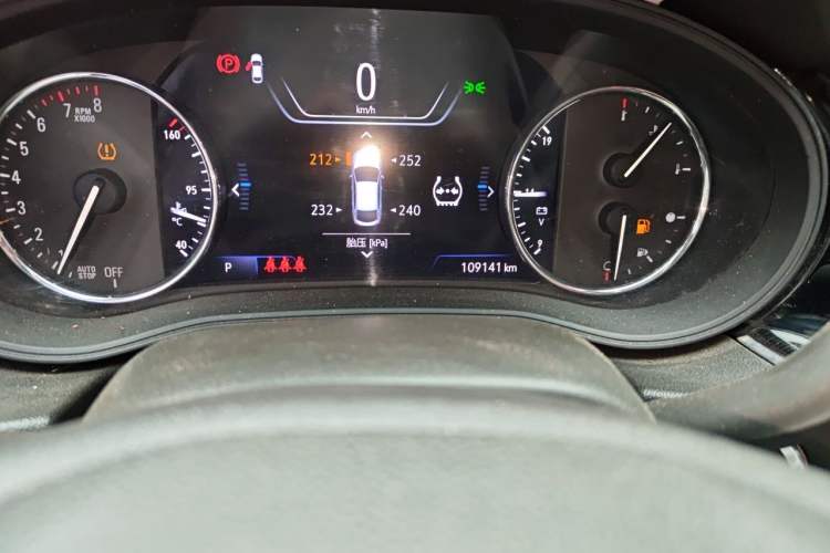 Used Buick Regal 2020 552T Luxury Version Odometer Close Up