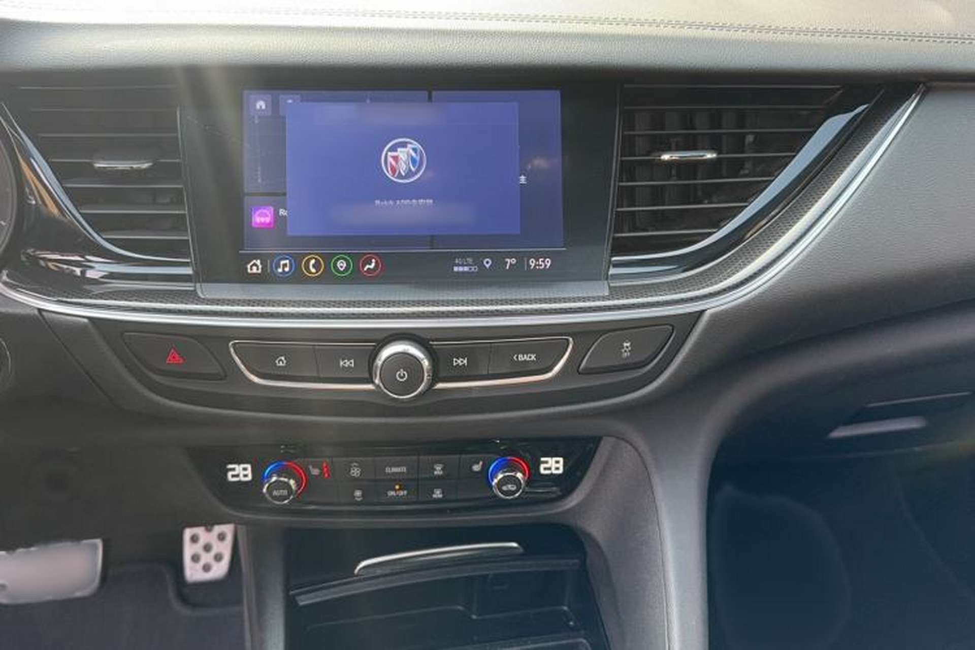 Used Buick Regal 2020 GS 28T Elite Model Audio And AC Panel