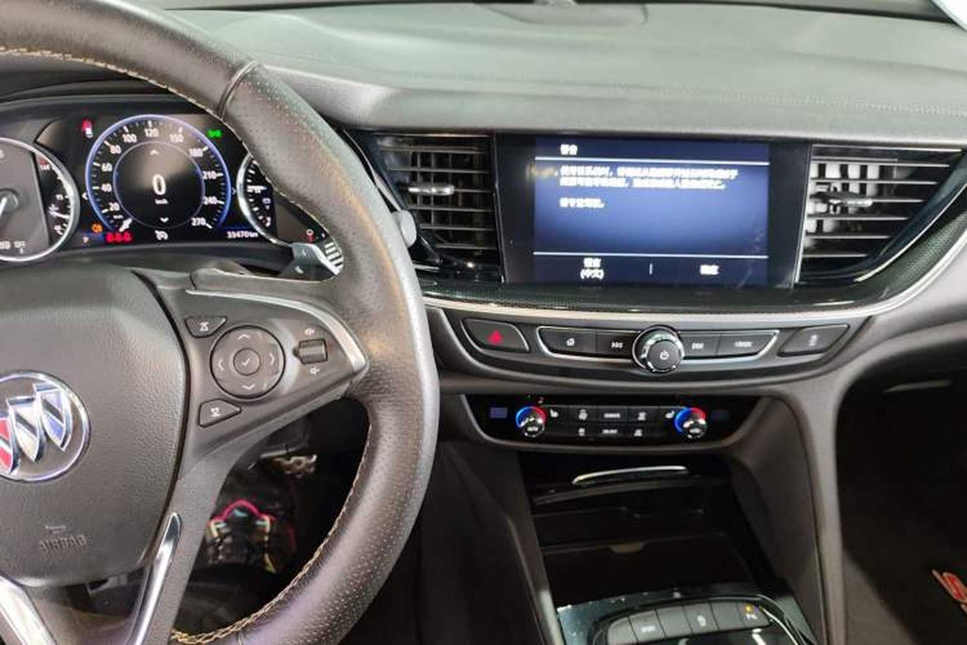 Used Buick Regal 2020 GS 28T Elite Model Audio And AC Panel