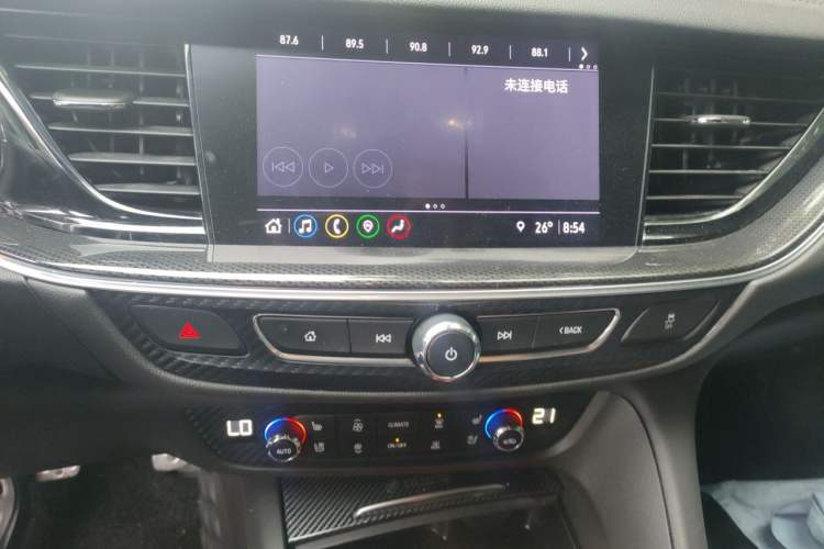Used Buick Regal 2020 GS 28T Prestige Model Audio And AC Panel