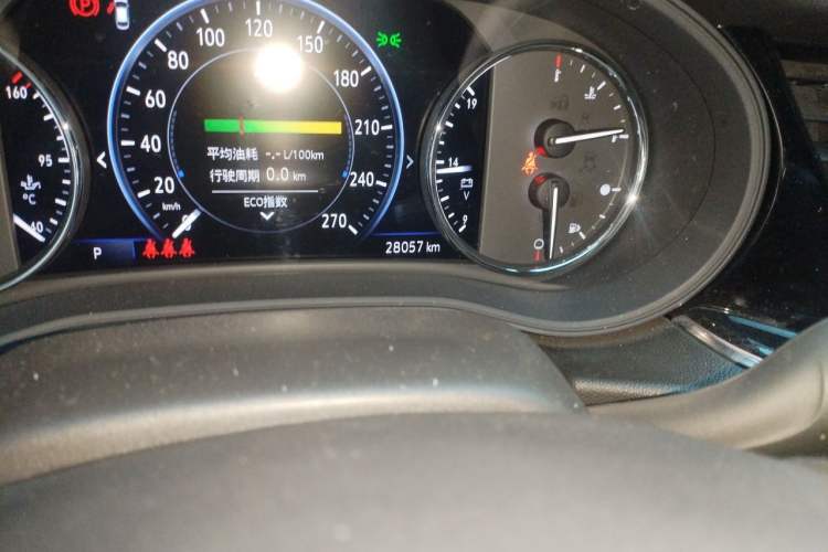Used Buick Regal 2020 GS 28T Elite Model Odometer Close Up