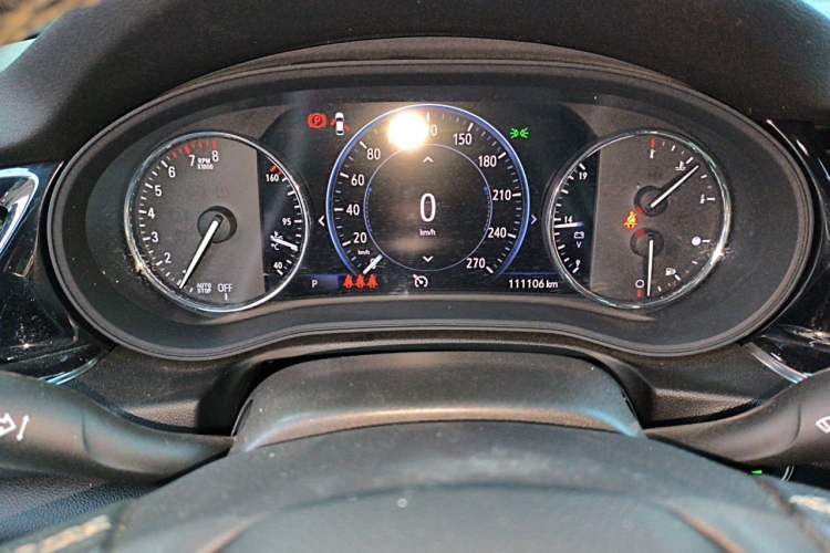 Used Buick Regal 2020 GS 28T Elite Model Odometer Close Up