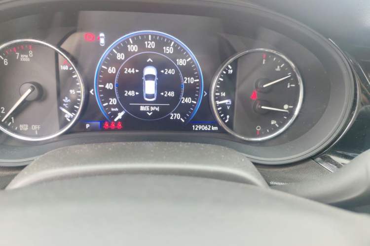 Used Buick Regal 2020 GS 28T Elite Model Odometer Close Up
