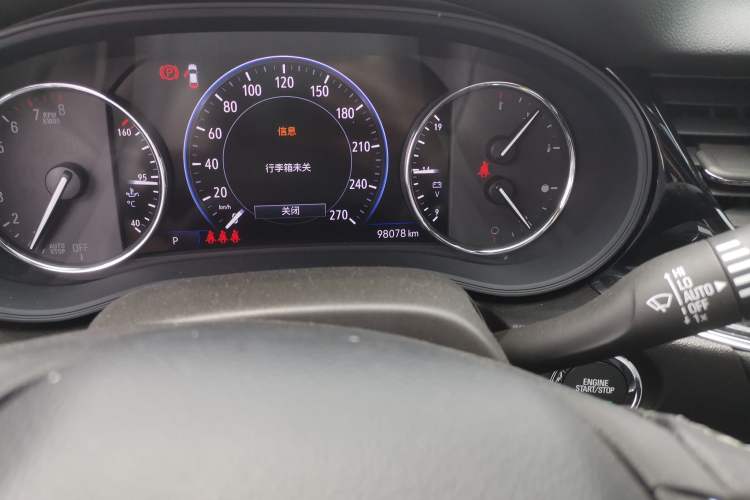 Used Buick Regal 2020 GS 28T Prestige Model Odometer Close Up