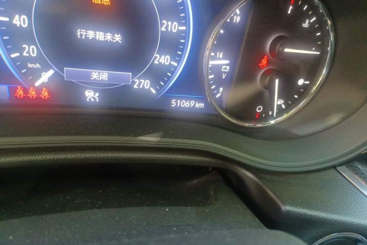 Used Buick Regal 2020 GS 28T Prestige Model Odometer Close Up