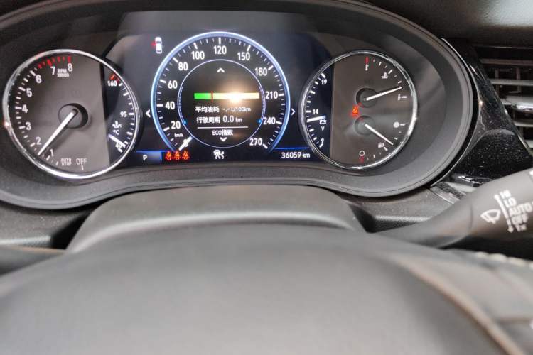 Used Buick Regal 2020 GS 28T Prestige Model Odometer Close Up