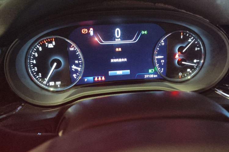 Used Buick Regal 2020 GS 28T Prestige Model Odometer Close Up