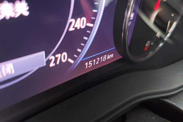 Used Buick Regal 2020 GS 28T Prestige Model Odometer Close Up
