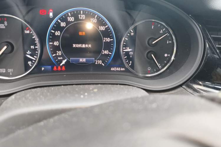 Used Buick Regal 2020 GS 28T Prestige Model Odometer Close Up