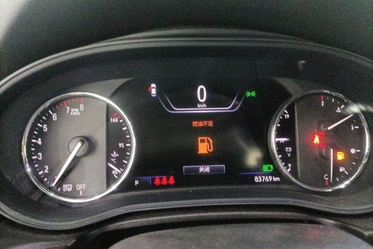 Used Buick Regal 2020 GS 28T Prestige Model Odometer Close Up