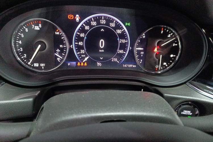Used Buick Regal 2020 GS 28T Elite Model Odometer Close Up