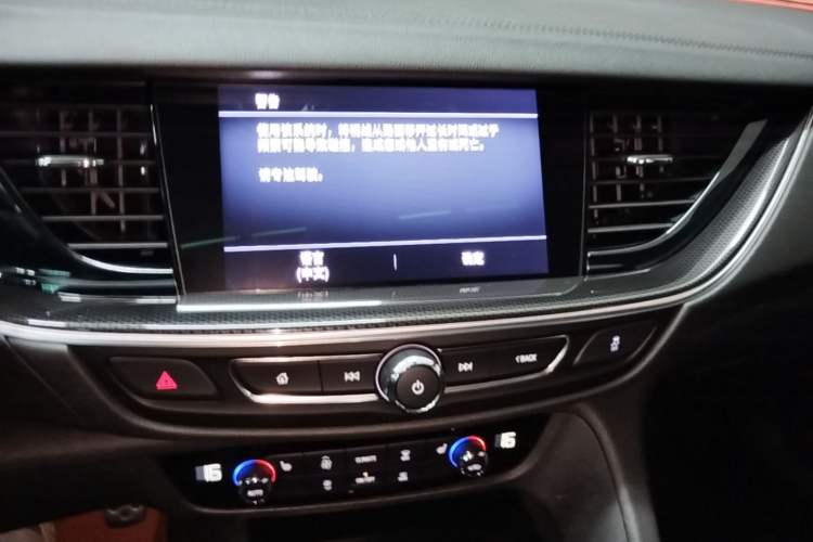 Used Buick Regal 2021 Facelifted GS 28T Elite Model Audio And AC Panel