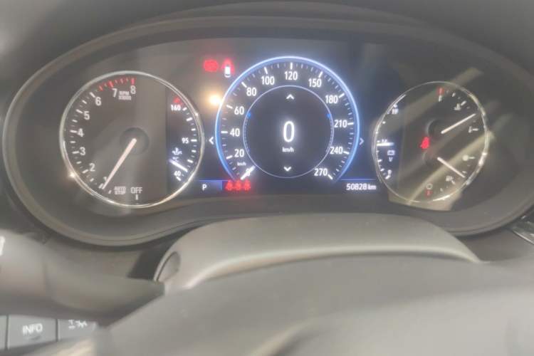 Used Buick Regal 2021 GS 28T Prestige Model Odometer Close Up