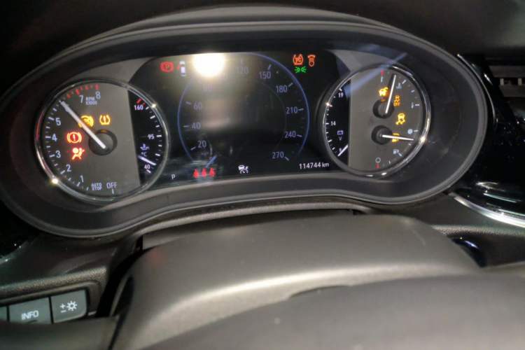 Used Buick Regal 2021 GS 28T Prestige Model Odometer Close Up