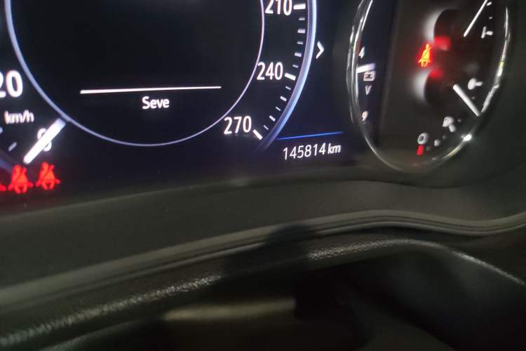 Used Buick Regal 2021 GS 28T Prestige Model Odometer Close Up