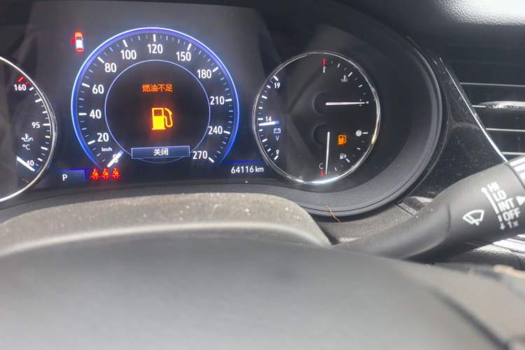 Used Buick Regal 2021 GS 28T Elite Model Odometer Close Up