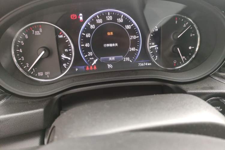 Used Buick Regal 2021 GS 28T Elite Model Odometer Close Up