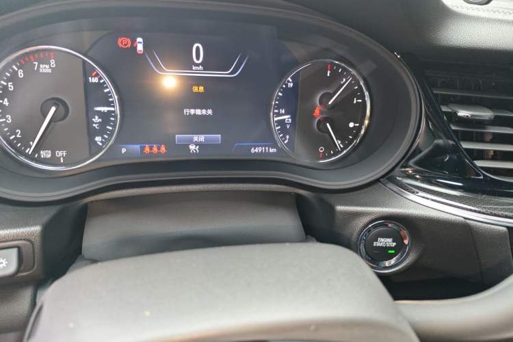 Used Buick Regal 2021 GS 28T Prestige Model Odometer Close Up