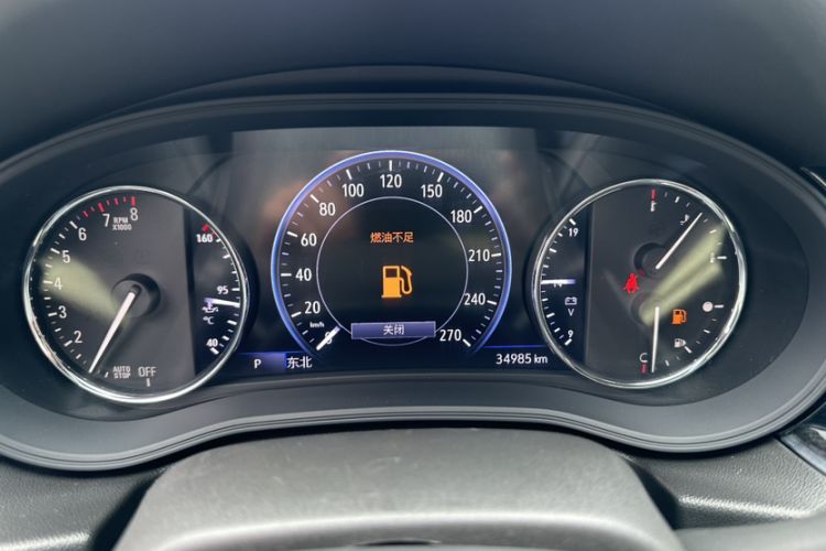 Used Buick Regal 2021 GS 28T Prestige Model Odometer Close Up