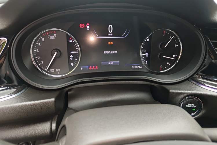 Used Buick Regal 2021 GS 28T Elite Model Odometer Close Up