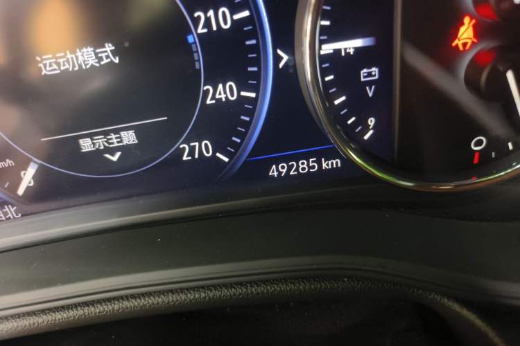 Used Buick Regal 2021 Facelifted GS 28T Elite Model Odometer Close Up