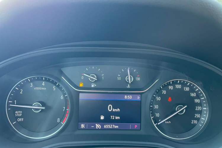 Used Buick Regal 2022 652T Smart Enjoyment Version Odometer Close Up