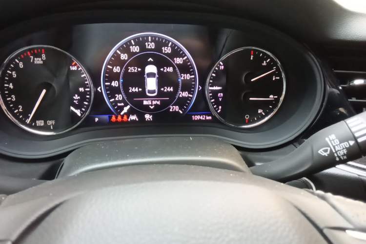 Used Buick Regal 2022 GS Prestige Model Odometer Close Up