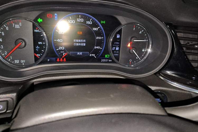 Used Buick Regal 2023 GS Prestige Model Odometer Close Up