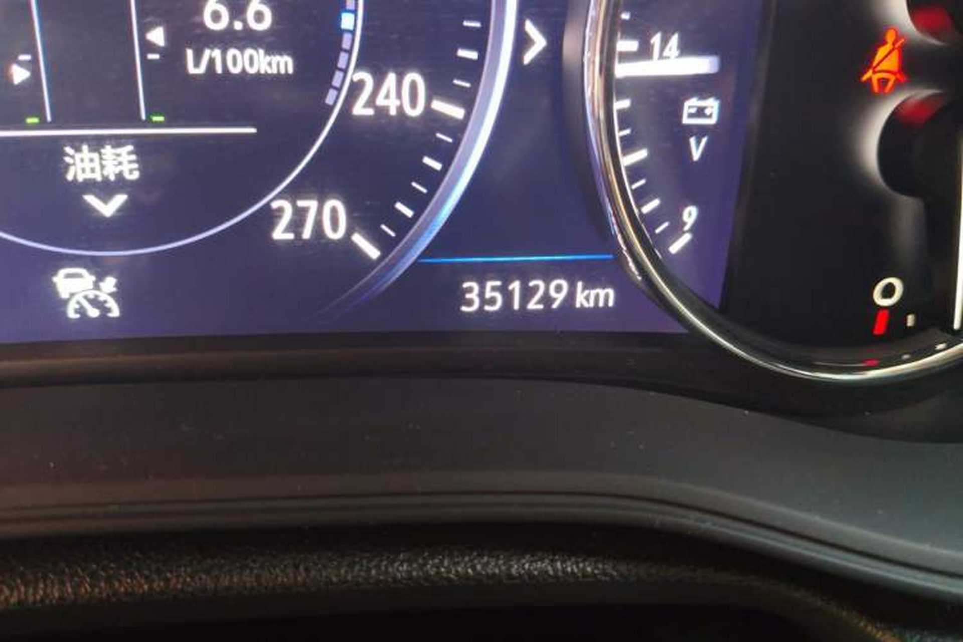 Used Buick Regal 2023 GS Prestige Model Odometer Close Up