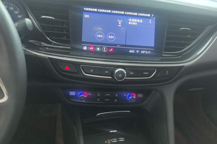 Used Buick Regal 2023 552T Smart Enjoyment Version Audio And AC Panel