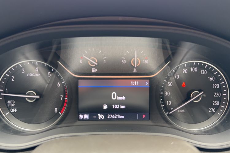 Used Buick Regal 2024 25T Deluxe Edition Odometer Close Up