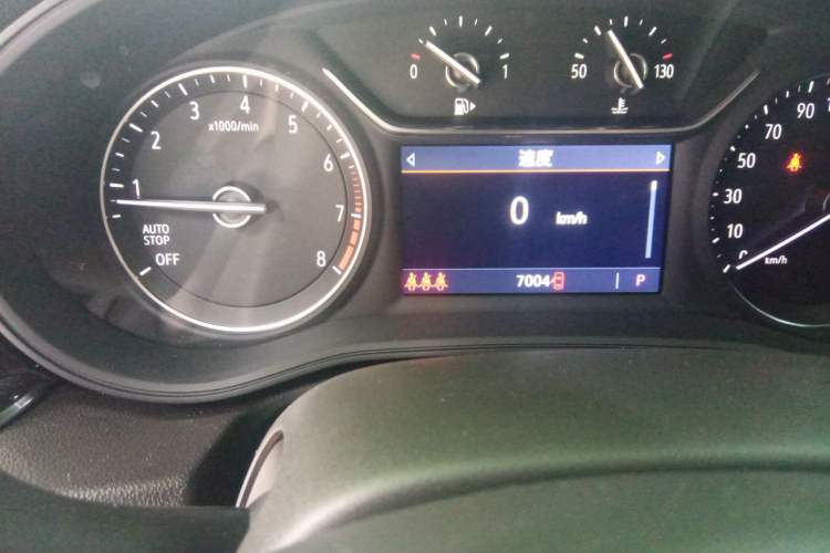 Used Buick Regal 2025 Model 25T Ultra-Enjoyment Edition Odometer Close Up