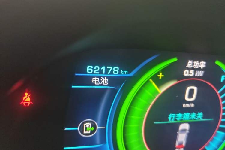 Used Buick VELITE 5 2017 Urban Extended-Range Model Odometer Close Up