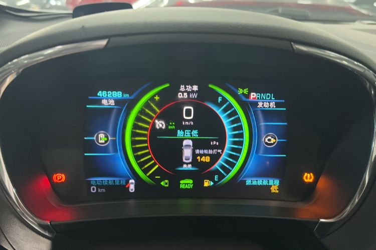 Used Buick VELITE 5 2017 Urban Extended-Range Model Odometer Close Up