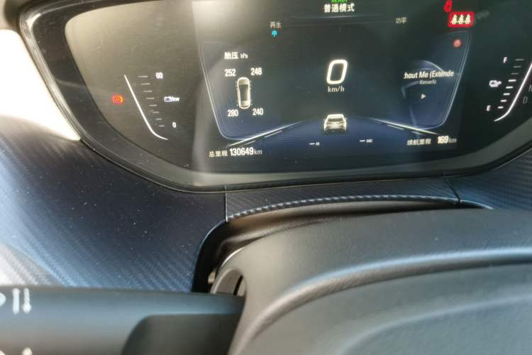 Used Buick Velite 6 2019 Connected & Smart Odometer Close Up