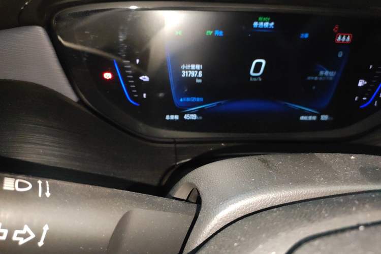 Used Buick Velite 6 2020 Plug-in Hybrid Connected Smart Edition Odometer Close Up