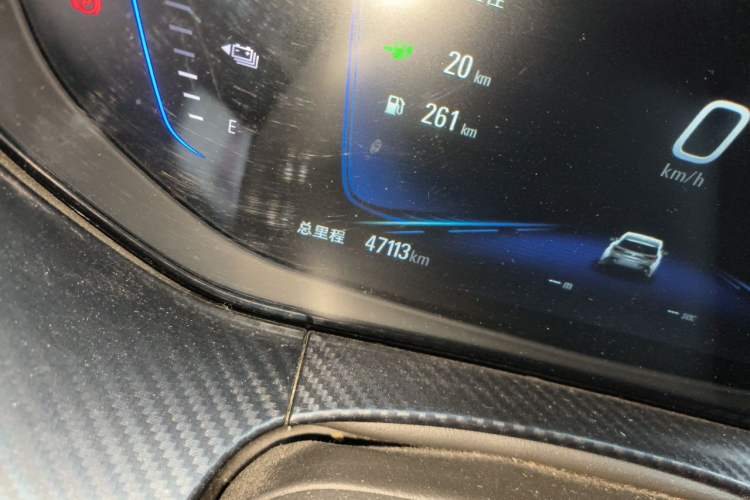 Used Buick Velite 6 2020 Plug-in Hybrid Connected Smart Model Odometer Close Up