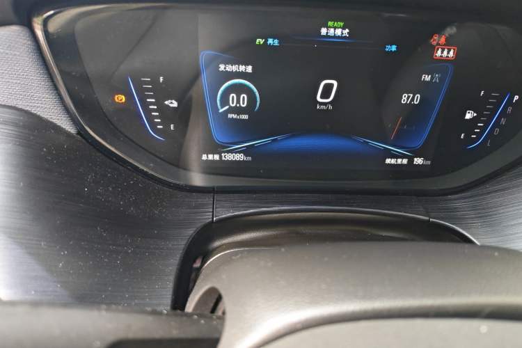 Used Buick Velite 6 2022 Plug-in Hybrid Connected Smart Edition Odometer Close Up
