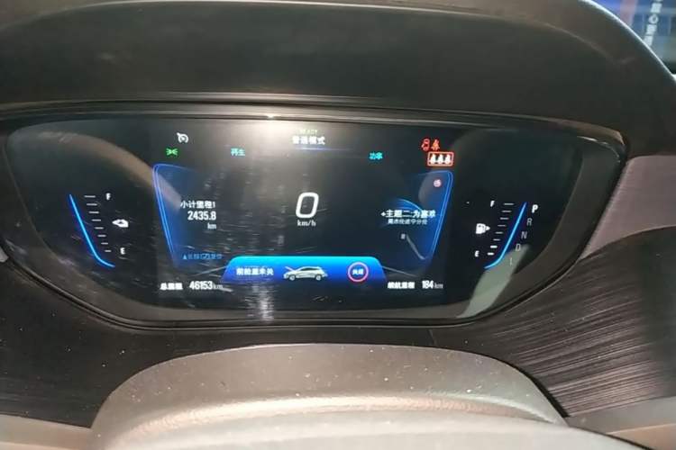 Used Buick Velite 6 2022 Plug-in Hybrid Connected Smart Edition Odometer Close Up
