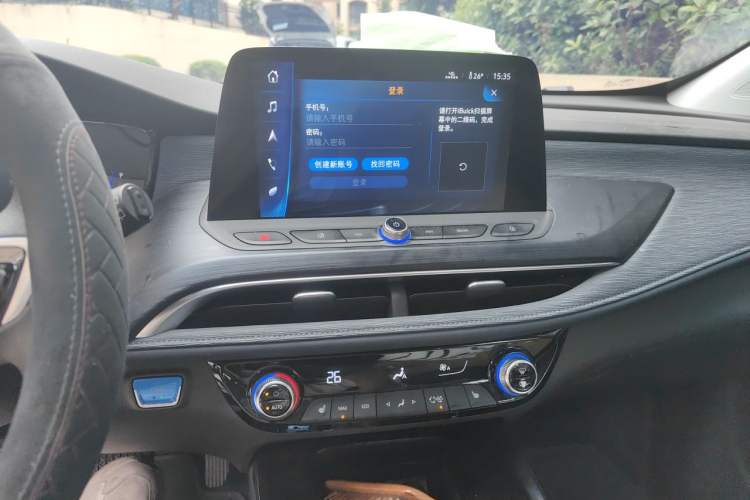 Used Buick Velite 6 2022 Plug-in Hybrid Connected Smart Edition Audio And AC Panel