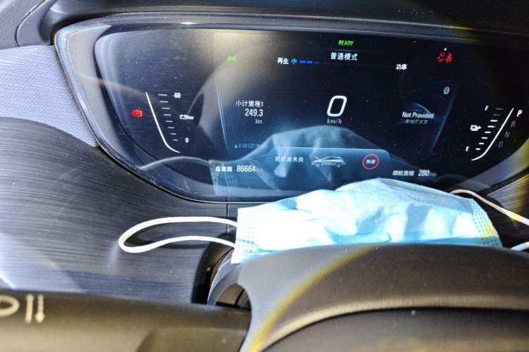 Used Buick Velite 6 2022 Connected & Shared PLUS Odometer Close Up
