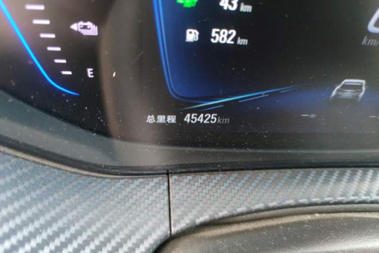 Used Buick Velite 6 2022 Plug-in Hybrid Connected Smart Model Odometer Close Up
