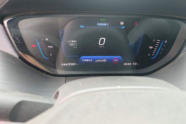 Used Buick Velite 6 2022 Connected & Shared PLUS Odometer Close Up