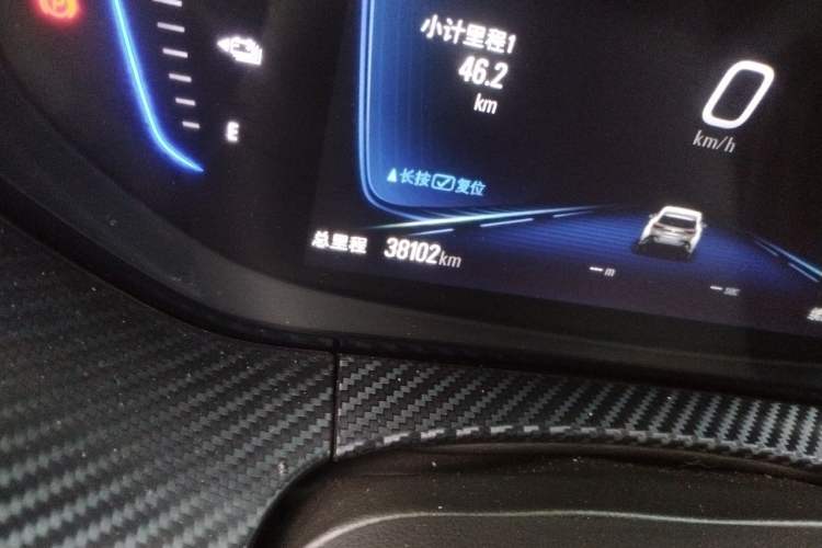 Used Buick Velite 6 2022 Plug-in Hybrid Connected Smart Model Odometer Close Up