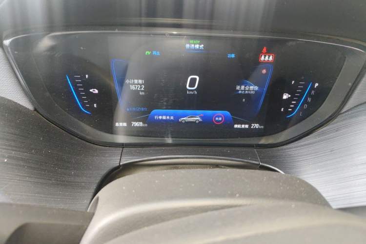 Used Buick Velite 6 2022 Plug-in Hybrid Connected Smart Edition Odometer Close Up
