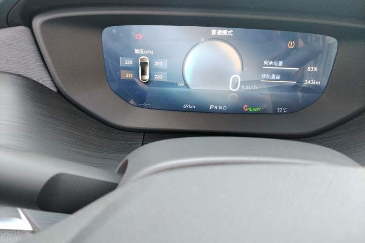Used Buick Velite 6 2023 Revised Version 430 km Range – Commuter Edition Odometer Close Up