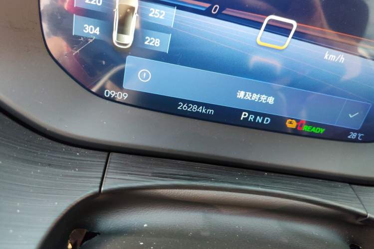 Used Buick Velite 6 2023 Revised Version 430 km Range – Commuter Edition Odometer Close Up