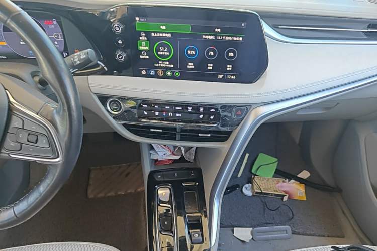 Used Buick Velite 7 2020 652E Connected Smart Edition Audio And AC Panel