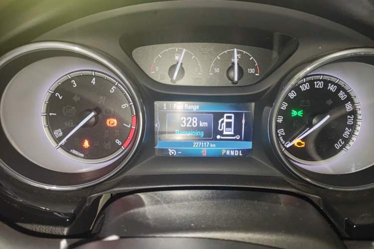 Used Buick Verano 2015 Sedan 15S Automatic Ambition Model Odometer Close Up
